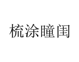 梳涂瞳闺商标原图 第03类化妆品