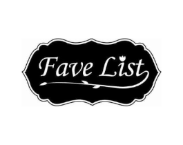 FAVE LIST商标原图 第03类化妆品