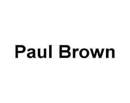 PAUL BROWN商标原图 第03类化妆品