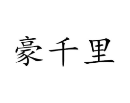 豪千里商标原图 第03类化妆品