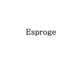 ESPROGE商标原图 第03类化妆品