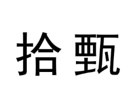 拾甄商标原图 第03类化妆品