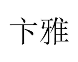 卞雅商标原图 第03类化妆品