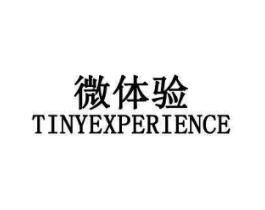 微体验 TINYEXPERIENCE商标原图 第03类化妆品
