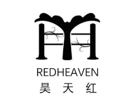昊天红 REDHEAVEN商标原图 第03类化妆品