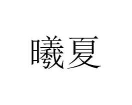 曦夏商标原图 第03类化妆品