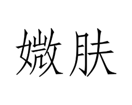 媺肤商标原图 第03类化妆品