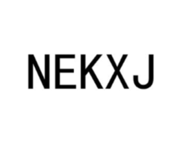 NEKXJ商标原图 第03类化妆品