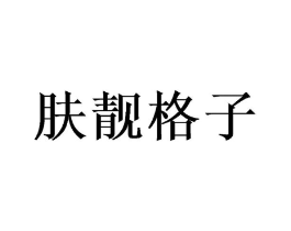 肤靓格子商标原图 第03类化妆品