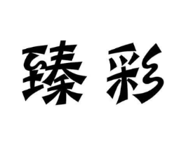 臻彩商标原图 第03类化妆品