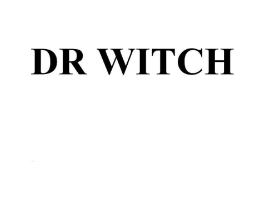DR WITCH商标原图 第03类化妆品