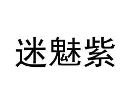 迷魅紫商标原图 第03类化妆品