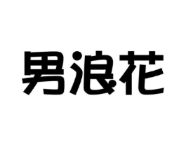 男浪花商标原图 第03类化妆品