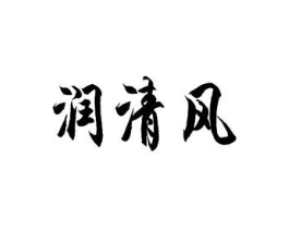 润清风商标原图 第03类化妆品