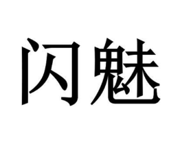 闪魅商标原图 第03类化妆品