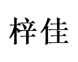 梓佳商标原图 第03类化妆品