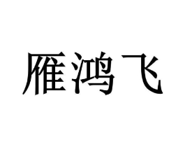 雁鸿飞商标原图 第30类小食配料