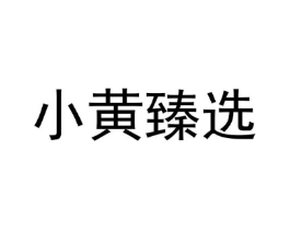 小黄臻选商标原图 第30类小食配料