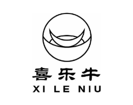 喜乐牛商标原图 第30类小食配料