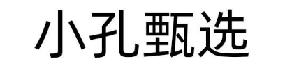 小孔甄选
