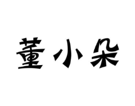 董小朵商标原图 第30类小食配料