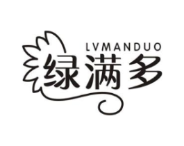 绿满多商标原图 第30类小食配料