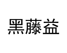 黑藤益商标原图 第30类小食配料