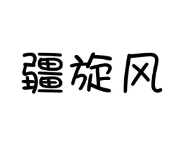 疆旋风商标原图 第30类小食配料