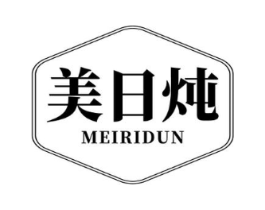 美日炖商标原图 第30类小食配料