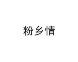 粉乡情商标原图 第30类小食配料