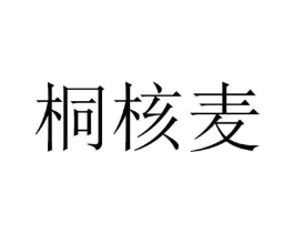 桐核麦商标原图 第30类小食配料