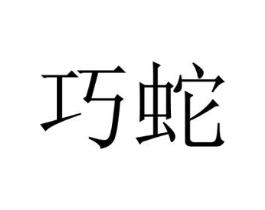 巧蛇商标原图 第35类广告贸易