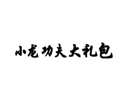 小龙功夫大礼包商标原图 第35类广告贸易