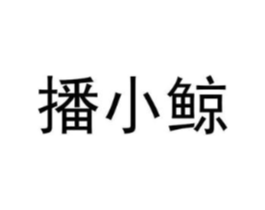 播小鲸商标原图 第35类广告贸易