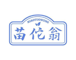 苗佗翁商标原图 第05类医药