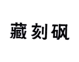 藏刻砜商标原图 第05类医药