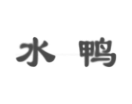 水鸭商标原图 第05类医药