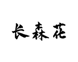 长森花商标原图 第05类医药