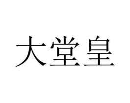 大堂皇商标原图 第05类医药