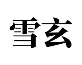 雪玄商标原图 第05类医药