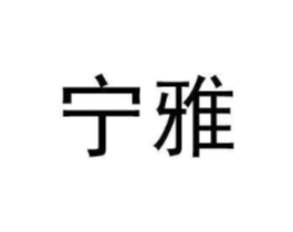 宁雅商标原图 第05类医药