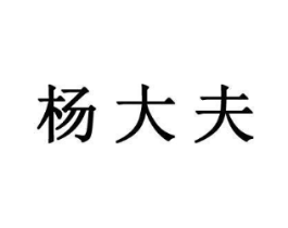 杨大夫商标原图 第05类医药