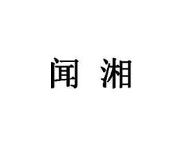 闻湘商标原图 第05类医药