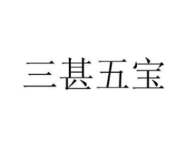 三甚五宝商标原图 第05类医药