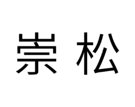 崇松商标原图 第05类医药