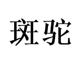 斑驼商标原图 第09类科学仪器