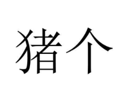 猪个商标原图 第09类科学仪器