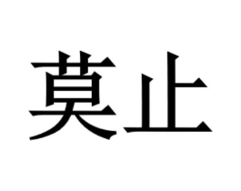莫止商标原图 第09类科学仪器