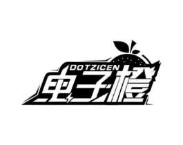 电子橙 DOTZICEN商标原图 第09类科学仪器