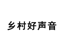 乡村好声音商标原图 第09类科学仪器